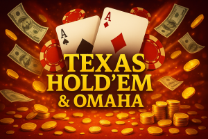 Texas Hold’em & Omaha 98WIN58 – Trải Nghiệm Poker Đỉnh Cao
